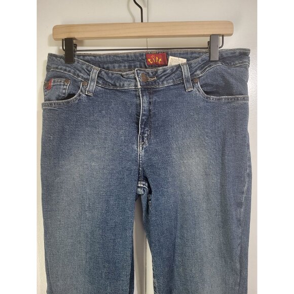 TILT VTG 90s Denim Jeans Juniors SZ 9 Cut Off Raw Hem Altered Grunge *READ - Picture 3 of 12